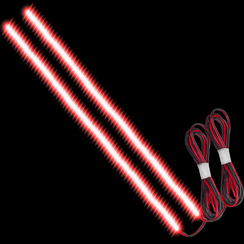 Oracle 12in LED Concept Strip (Pair) - Red