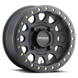 Method MR401 UTV Beadlock 15x10 / 6+4/25mm Offset / 4x136 / 106 CB Matte Black Wheel