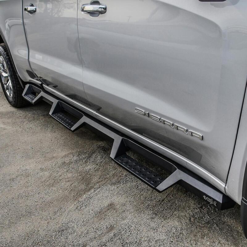 Westin 19-22 GMC Sierra 1500 CC 6.5ft Bed (Excl. 2019 Ltd/LD) HDX Drop W2W Nerf Step Bars - Tex. Blk