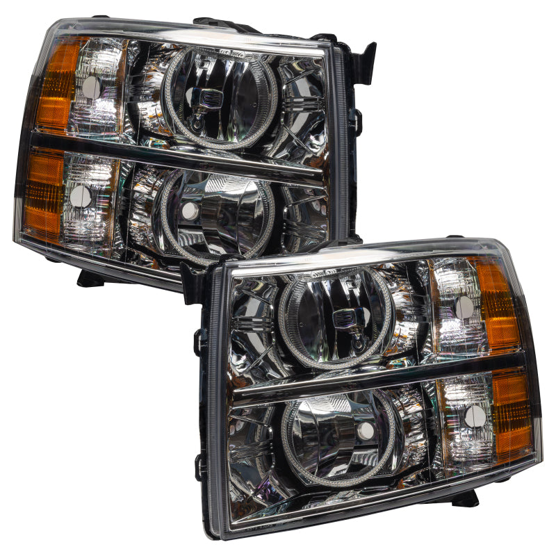Oracle 07-13 Chevrolet Silverado SMD HL - Round Style - ColorSHIFT w/ Simple Controller