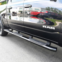 Load image into Gallery viewer, Westin 19-22 RAM 1500 CC 5ft7in. Bed (Excl. Classic) PRO TRAXX 5 W2W Oval Nerf Step Bars - Black