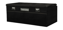 Tradesman Aluminum Flush Mount Truck Tool Box Full/Wide (60in.) - Black