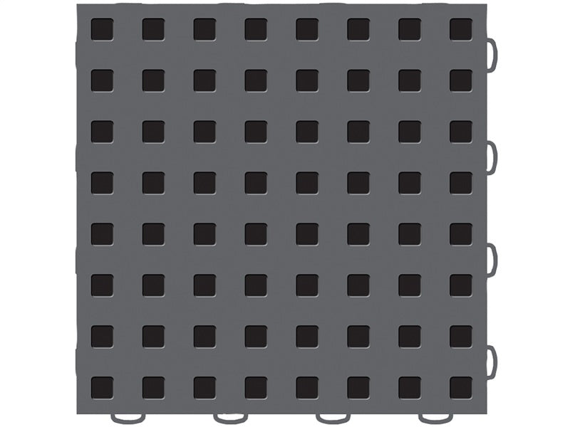 WeatherTech TechFloor - 3in x 12in Tiles(Right Loop) - Dark Grey/Black