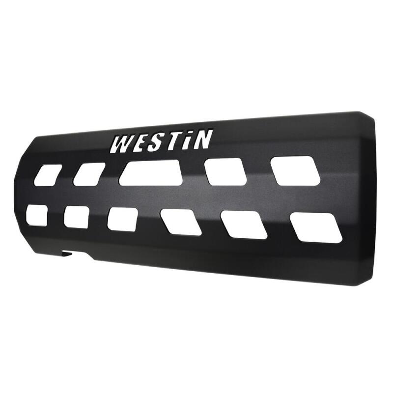 Westin 18-22 Jeep Wrangler JL (Excl. 4xe) Muffler Skid Plate - Tex. Blk