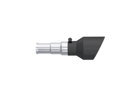 MBRP 19-24 Ram 1500 5.7L Hemi 3in Inlet 5in OD Dual Wall Angle Cut T304 BLK Tips - Pairs