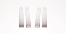Putco 14-14 Chevrolet Silverado HD - (Ext Cab) - 4pcs Stainless Steel Pillar Posts Classic