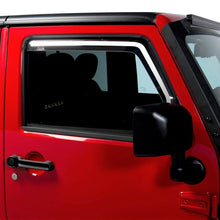 Load image into Gallery viewer, Putco 07-18 Jeep Wrangler JK - Front Only Element Chrome Window Visors