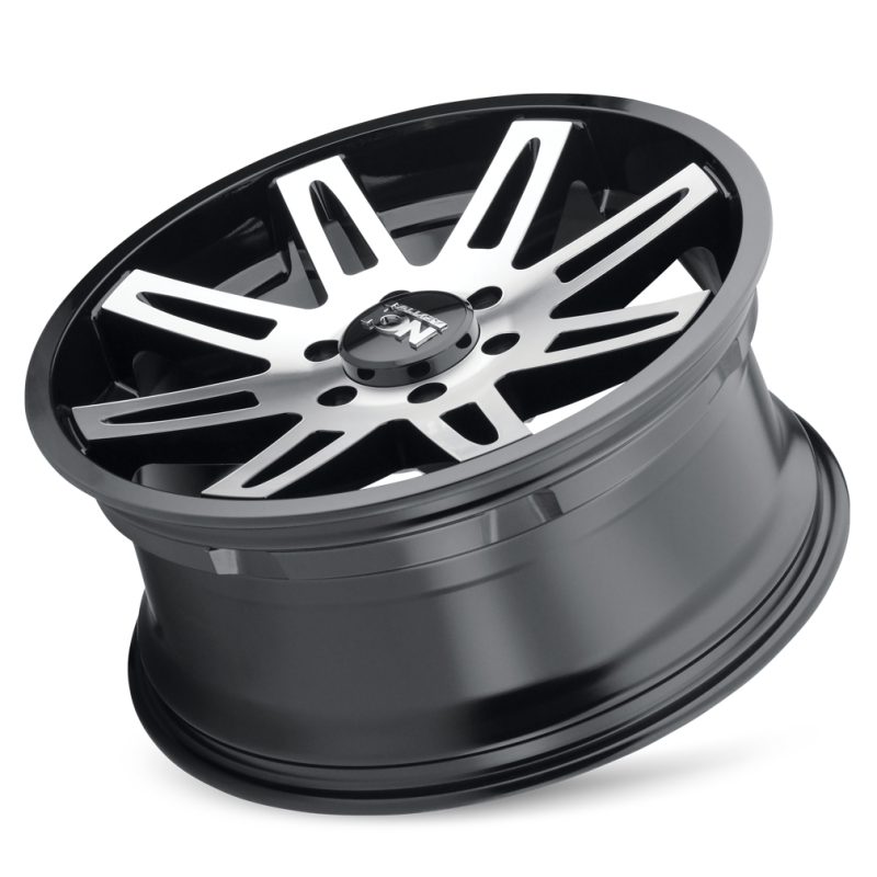 ION Type 142 20x9 / 8x165.1 BP / 0mm Offset / 130.8mm Hub Black/Machined Wheel