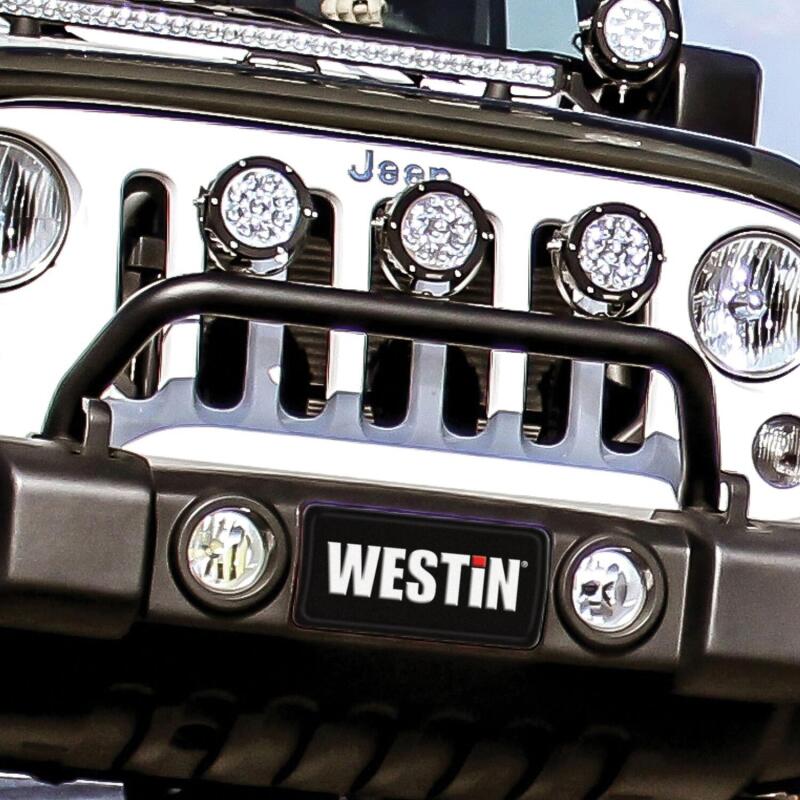 Westin/Snyper 07-17 Jeep Wrangler Snyper Bumper Mount Light Bar - Textured Black