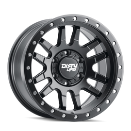 Dirty Life 9309 Canyon Pro 17x9/6x135 BP/0mm Offset/87.1mm Hub Matte Black Wheel - Beadlock