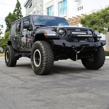 Load image into Gallery viewer, Westin 18-20 Jeep Wrangler WJ2 Full Width Front Bumper w/LED Light Bar Mount Textured Black