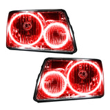 Oracle Lighting 01-11 Ford Ranger Pre-Assembled LED Halo Headlights -Red SEE WARRANTY