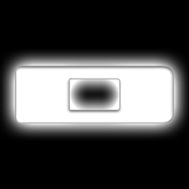 ORACLE Lighting Universal Illuminated LED Letter Badges - Matte Wht Surface Finish - D