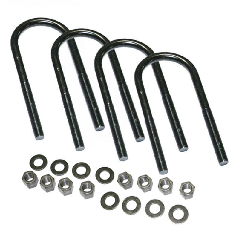 Superlift U-Bolt 4 Pack 5/8x3-7/8x14 Round w/ Hardware