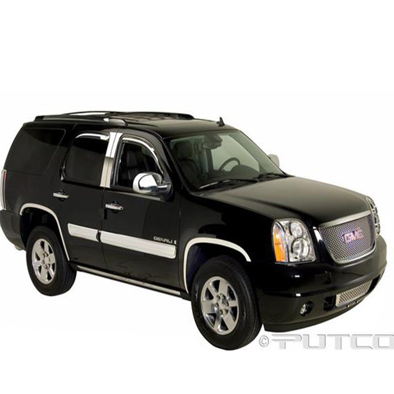 Putco 07-14 GMC Yukon XL w/o Side Molding DH/FTC/HL/MC/RH//TL/WH Chrome Trim Accessory Kits