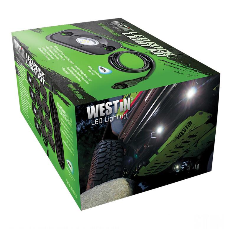 Westin LED Rock Light Kit - 07-18 Jeep Wrangler JK / 18-19 Jeep Wrangler JL