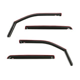 Westin 19-22 Ram 1500 Crew Cab(Excl. 19-22 Ram 1500 Classic) In Channel Wind Deflector 4pc - Smoke