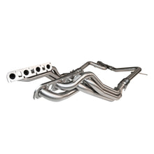 Load image into Gallery viewer, Kooks 2003+ Nissan Armada 1-7/8in x 3in SS Long Tube Headers w/ 3in OEM Stainless Catted Y-Pipe