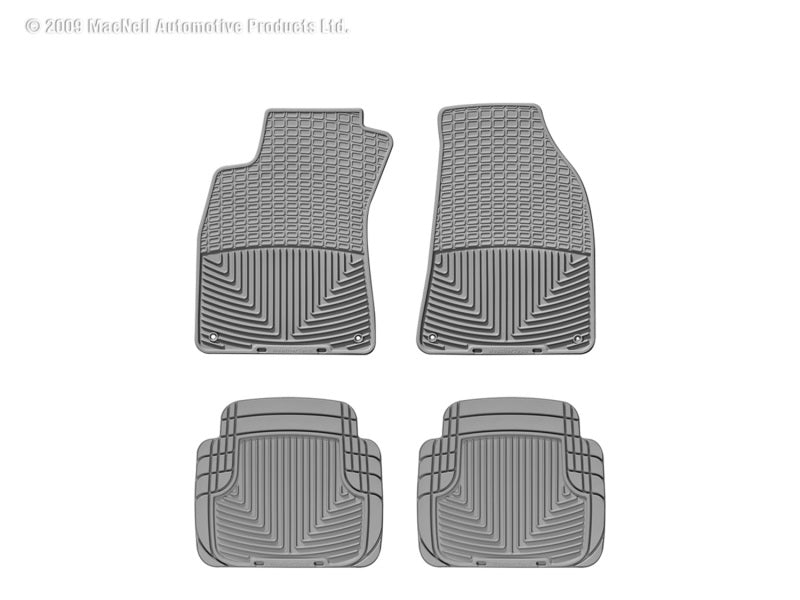 WT Rubber Mats - Rear - Grey