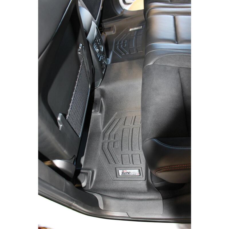 Westin 11-18 Jeep/Dodge Grand Cherokee/Durango (Bench Seat) Wade Sure-Fit Floor Liners 2nd Row - Blk