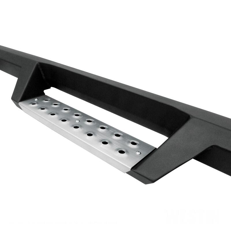 Westin 07-18 Jeep Wrangler JKU 4dr. HDX Stainless Drop Nerf Step Bars - Tex. Blk