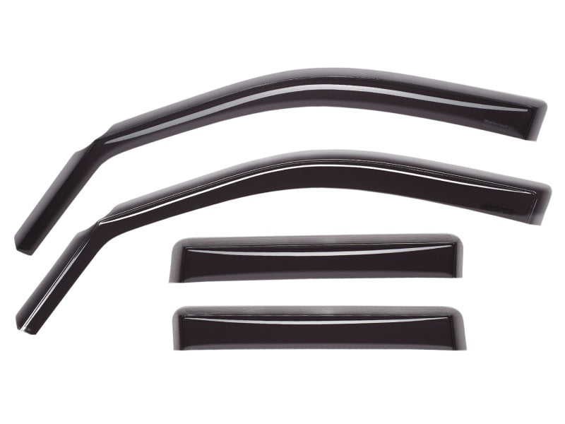 WeatherTech 17-24 Nissan Titan (Incl. XD) CC Front and Rear Side Window Deflectors - Dark Smoke