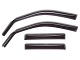 WeatherTech 17-24 Nissan Titan (Incl. XD) CC Front and Rear Side Window Deflectors - Dark Smoke