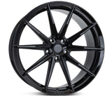 Vossen HFX-2 - 19x9.5 - ET38 - 5x112 - 66.56 - DEEP - GB - GLOSS BLACK