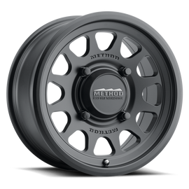 Method MR414 Bead Grip 15x7 / 4+3/13mm Offset / 4x156 / 132mm CB Matte Black Wheel