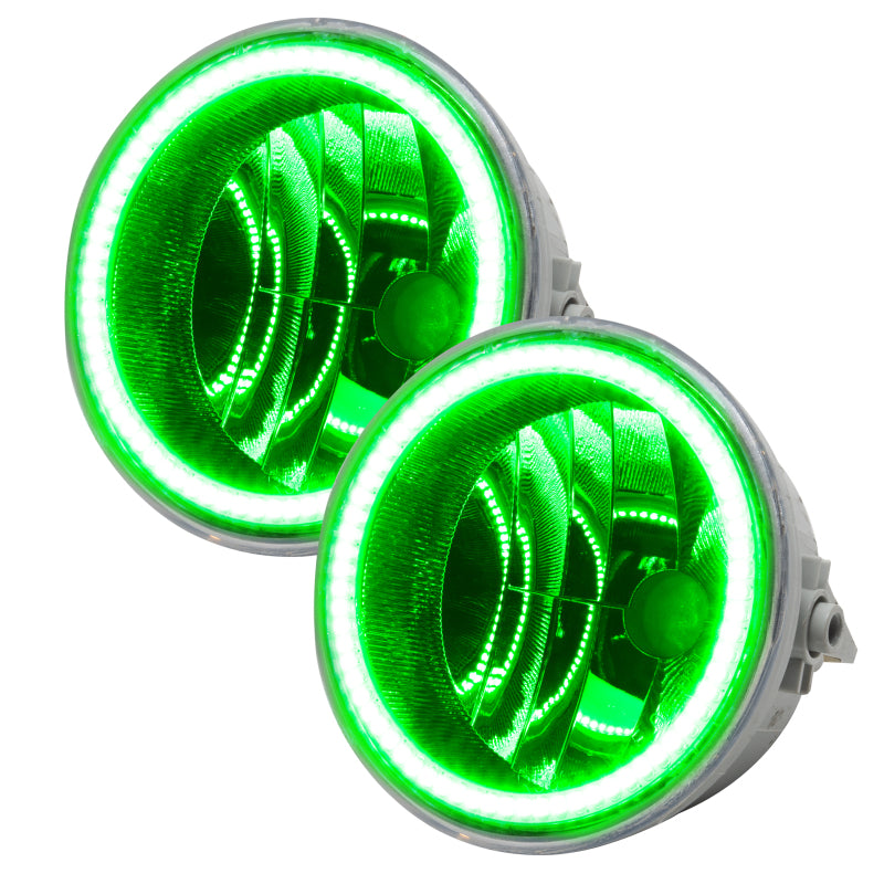 Oracle Lighting 06-10 Ford F-150 Pre-Assembled LED Halo Fog Lights -Green SEE WARRANTY