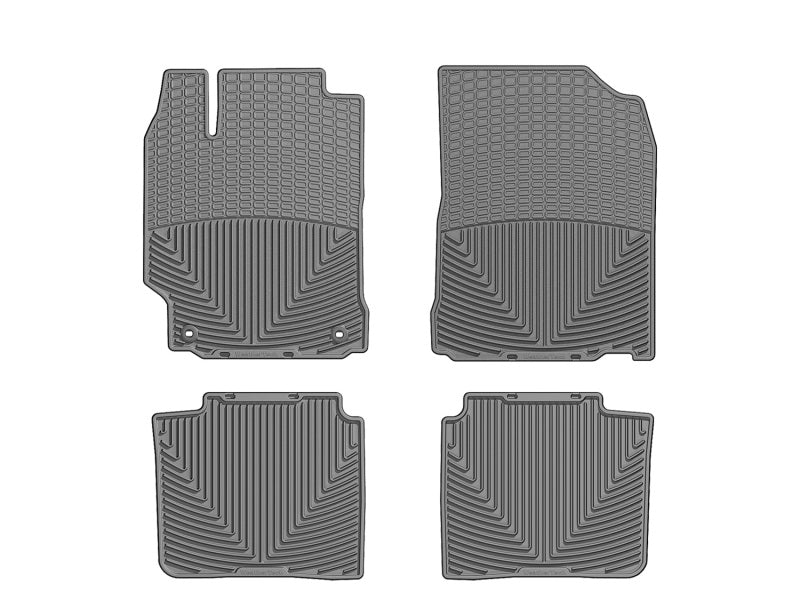 WT Rubber Mats - Front - Grey