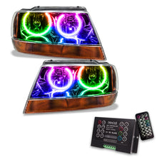 Load image into Gallery viewer, Oracle 99-04 Jeep Grand Cherokee SMD HL - Black - ColorSHIFT w/ 2.0 Controller