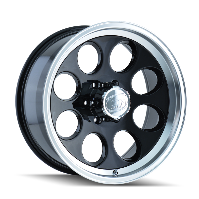 ION Type 171 18x9 / 8x165.1 BP / 0mm Offset / 130.8mm Hub Black/Machined Wheel