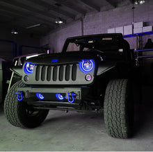 Load image into Gallery viewer, Oracle 7in High Powered LED Headlights - Black Bezel - ColorSHIFT No Controller SEE WARRANTY