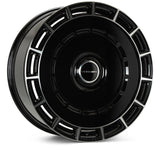 Vossen HF-9 24x10 - 5x112 - ET25 - Deep - 66.5 - Gloss Black Polished Wheel