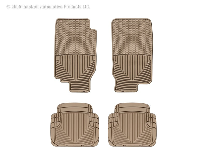 WT Rubber Mats - Front - Tan