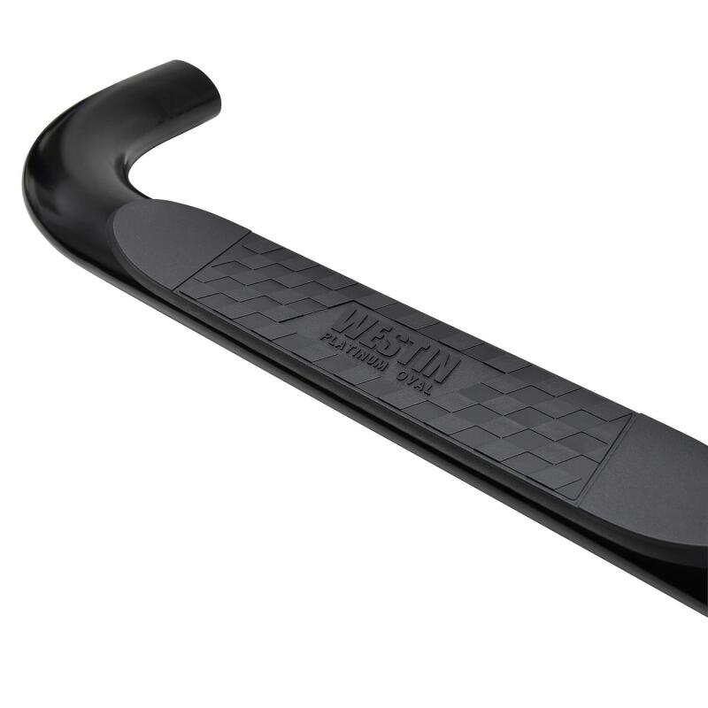 Westin 19-22 Chev/GMC Silverado/Sierra 1500 DC (No 2019 Ltd) Platinum 4 Oval Nerf Step Bars - Blk