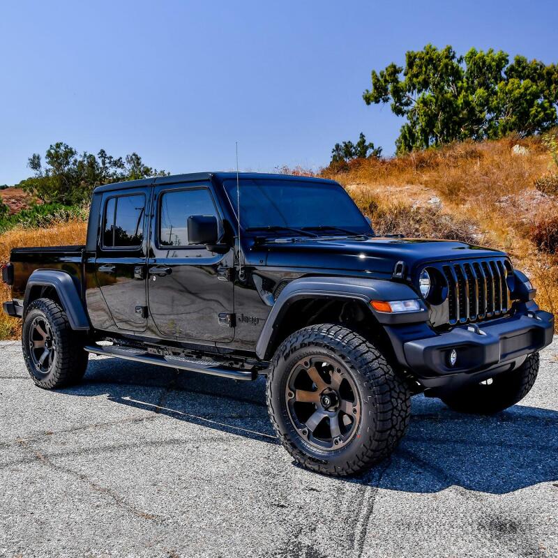 Westin 2020 Jeep Gladiator PRO TRAXX 5 WTW Oval Nerf Step Bars - Black