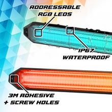 Load image into Gallery viewer, XK Glow 6in XKmax DRL Truck Grill Flexible Light App Cntl Bar 2pc
