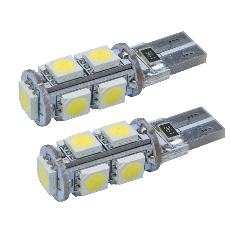 Oracle T10 5 LED 3 Chip SMD Bulbs (Pair) - Cool White SEE WARRANTY