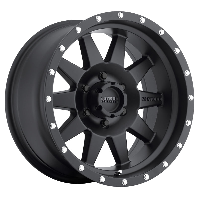 Method MR301 The Standard 16x8 0mm Offset 6x5.5 108mm CB Matte Black Wheel