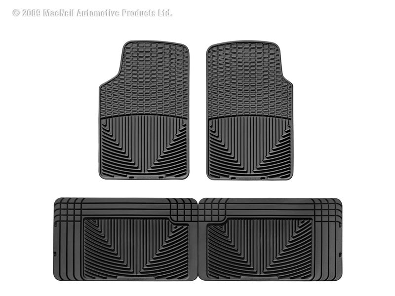 WT Rubber Mats - Rear - Blk