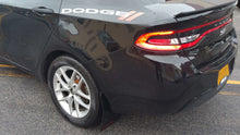 Load image into Gallery viewer, Rally Armor 13-16 Dodge Dart Black UR Mud Flap w/ White Logo