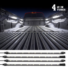 Load image into Gallery viewer, XK Glow Truck Bed Light w/ Auto Off Delay Switch Underglow LED Accent Truck Bed/Toolbox White - 4x