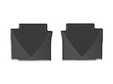 WeatherTech 2016+ Honda Civic Sedan / Coupe Rear Rubber Mats - Black