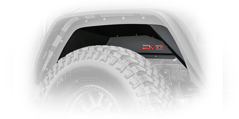 DV8 Offroad 201+ Jeep Gladiator Rear Inner Fenders - Black