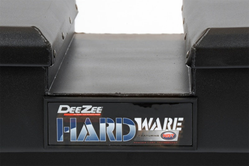 Deezee Universal Tool Box - Hardware Crossover - Double Lid Black