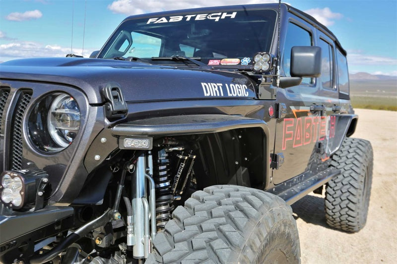 Fabtech 18-21 Jeep JL 4WD Front Steel Tube Fenders