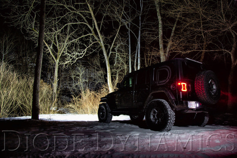 Diode Dynamics 18-21 Jeep JL Wrangler/Gladiator SS30 Bumper Bracket Kit - Amber Driving Dual