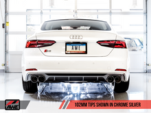 Load image into Gallery viewer, AWE Tuning Audi B9 S5 Sportback Track Edition Exhaust - Non-Resonated (Silver 102mm Tips)